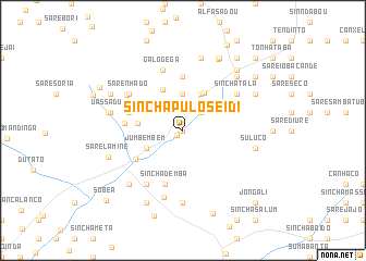 map of Sinchã Pulo Seidi