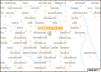 map of Sinchã Queba