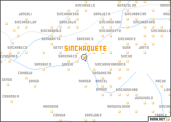 map of Sinchã Quêtê