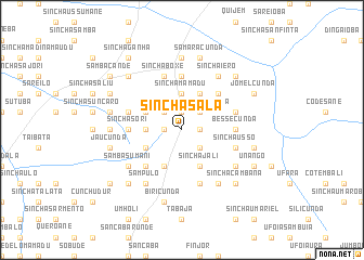 map of Sincha Sálà