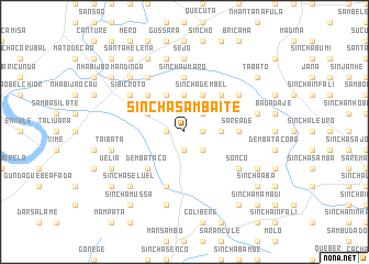 map of Sinchã Sambaite