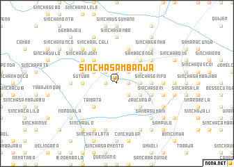 map of Sinchã Sambanja