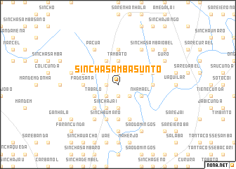 map of Sinchã Samba Sunto