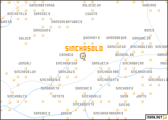 map of Sinchã Sólò