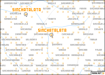 map of Sinchã Talata