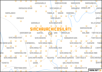 map of Sinchã Uachicò Silati