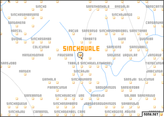 map of Sinchã Uale