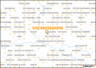 map of Sinchã Ussumane