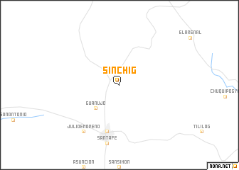 map of Sinchig
