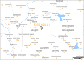 map of Sinch\