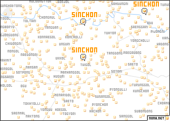 map of Sin-ch\