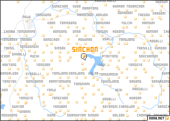 map of Sinch\