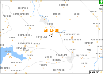 map of Sin-ch\