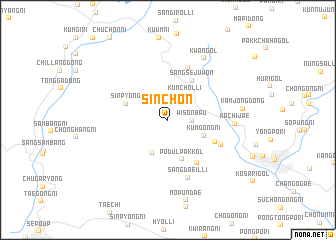 map of Sin-ch\