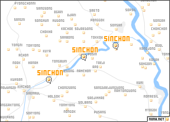 map of Sin-ch\