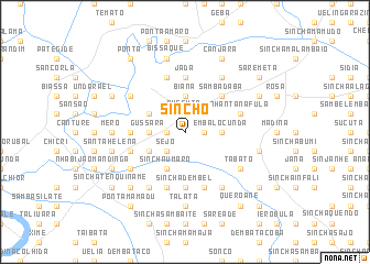 map of Sincho