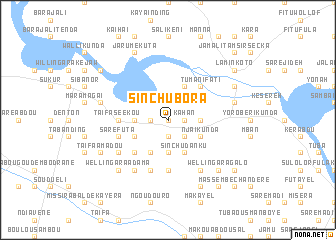 map of Sinchu Bora