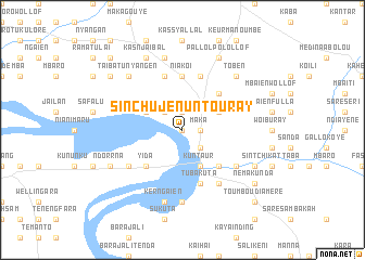 map of Sinchu Jenun Touray