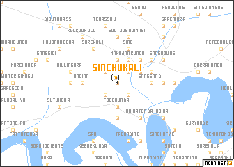 map of Sinchu Kali