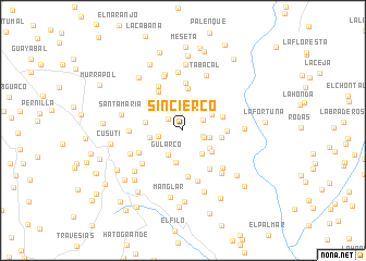 map of Sincierco