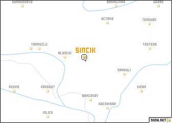 map of Sincik