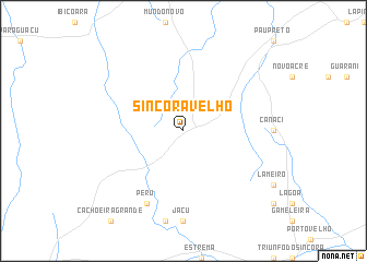 map of Sincorá Velho