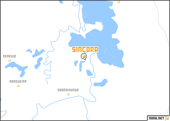 map of Sincorá