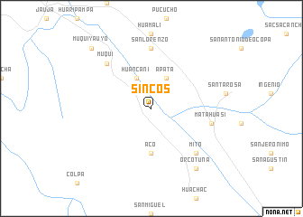 map of Sincos