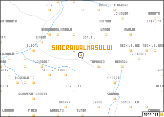 map of Sîncraiu Almaşului