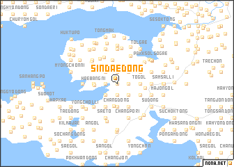 map of Sindae-dong