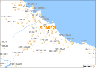 map of Sindae-ri