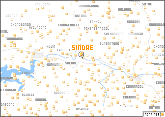 map of Sindae