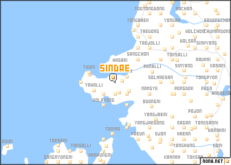 map of Sindae