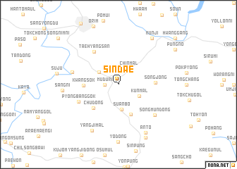 map of Sindae