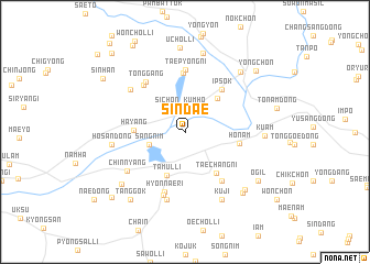 map of Sindae