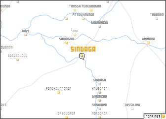 map of Sindaga