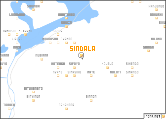 map of Sindala