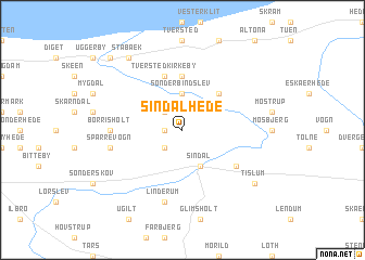 map of Sindalhede