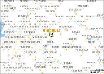 map of Sindal-li