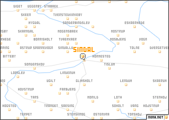 map of Sindal