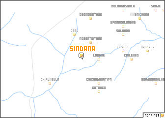 map of Sindana