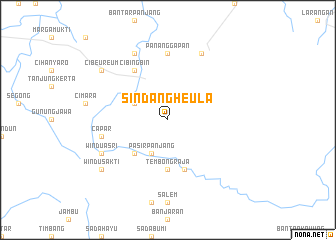 map of Sindangheula