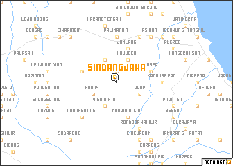map of Sindangjawa