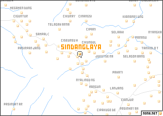 map of Sindanglaya