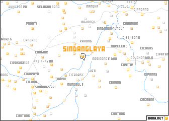 map of Sindanglaya