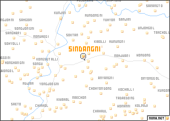 map of Sindang-ni
