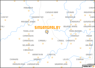 map of Sindangpalay