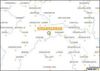 map of Sindangrasa
