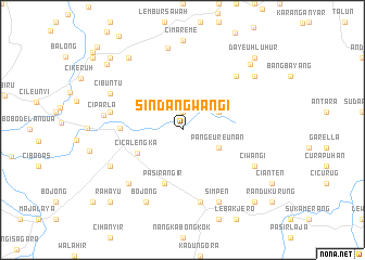 map of Sindangwangi