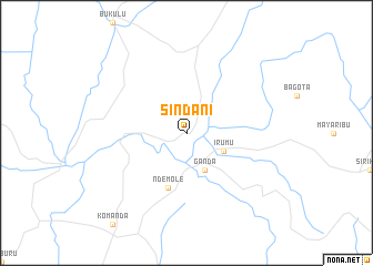 map of Sindani